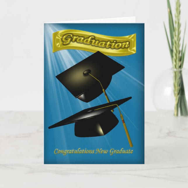 congratulations on graduation you graduated card (Front)