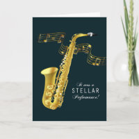 Congratulations on Musical Performance Saxophone