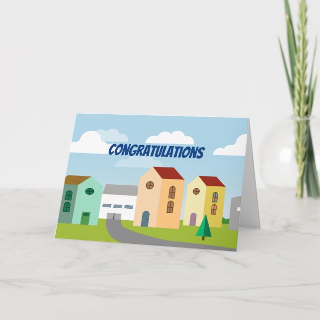 Congratulations On New Home Card (Front)