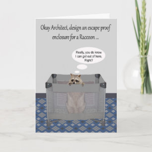 Congratulations on new job as an architect card