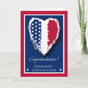 Congratulations on Paramedic Certification Card