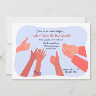 Congratulations on Passing The Bar Exam Invitation
