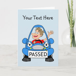 Congratulations on Passing Your Driving Test Card