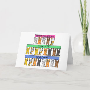 Congratulations on Passing Your Exams. Card