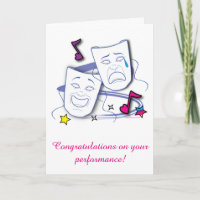 Congratulations on Play: Comedy and Tragedy Masks