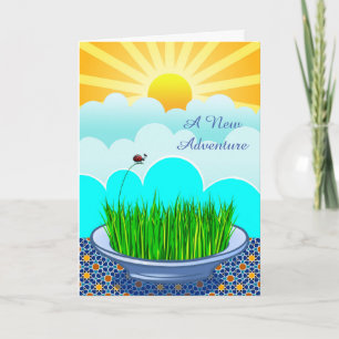 Congratulations on Retirement with Ladybug Grass Card