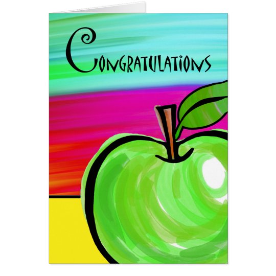 Congratulations on Teacher Retirement, Green Apple Card