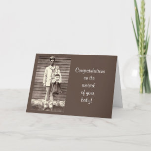 Congratulations on the Arrival of New Baby humour Card