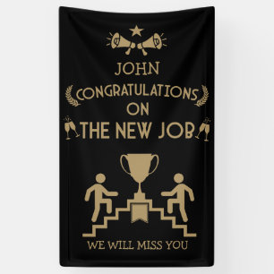 Congratulations On The New Job Banner
