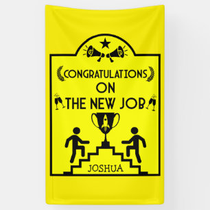 Congratulations On The New Job Banner
