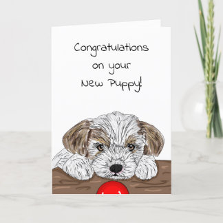 Congratulations on the New Puppy! Card
