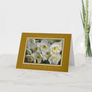 Congratulations On The Renewal Of Your Vows Card