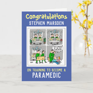 Congratulations on Training to be a Paramedic Card