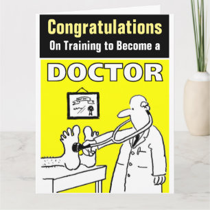Congratulations on Training to Become a Doctor Card