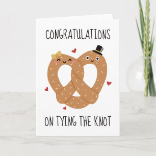 Congratulations On Tying The Knot Funny Sarcastic Thank You Card