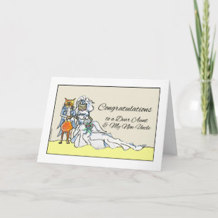 Congratulations on Wedding for Aunt and New Uncle Card