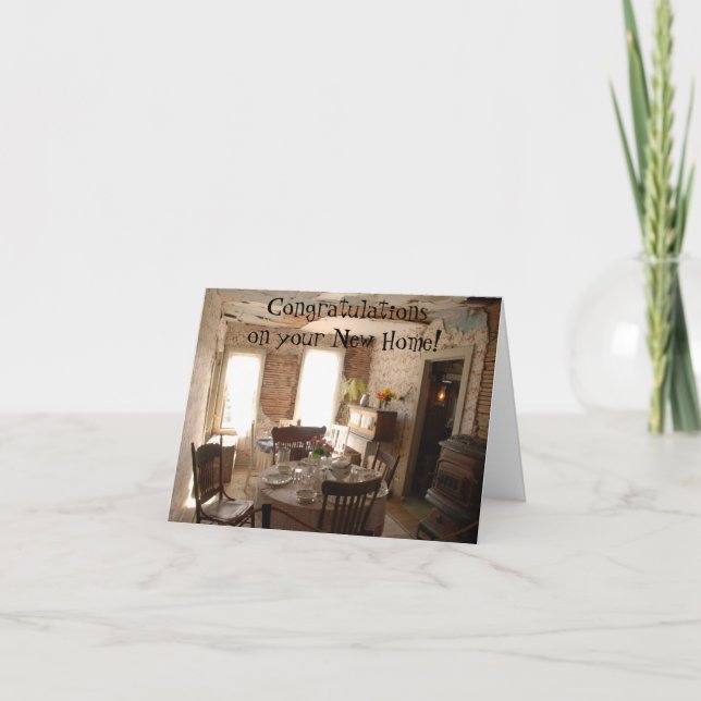 Congratulations on you New Home Card (Front)