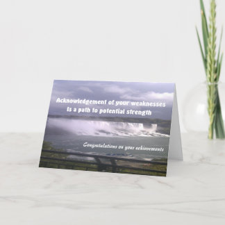 congratulations on your achievements greeting card