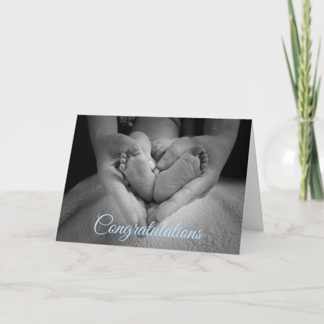 Congratulations on your Baby Boy Card (Front)
