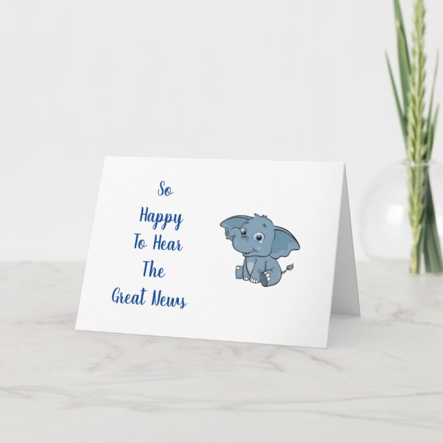 CONGRATULATIONS ON YOUR "BABY" CARD (Front)