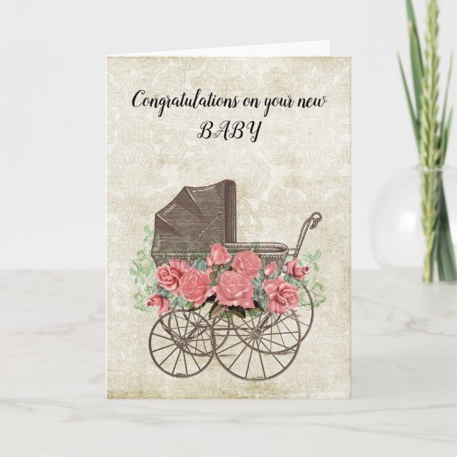 Congratulations on your Baby Card (Front)