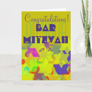 Congratulations on your Bar Mitzvah Card