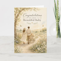 Congratulations on Your Beautiful Baby Card