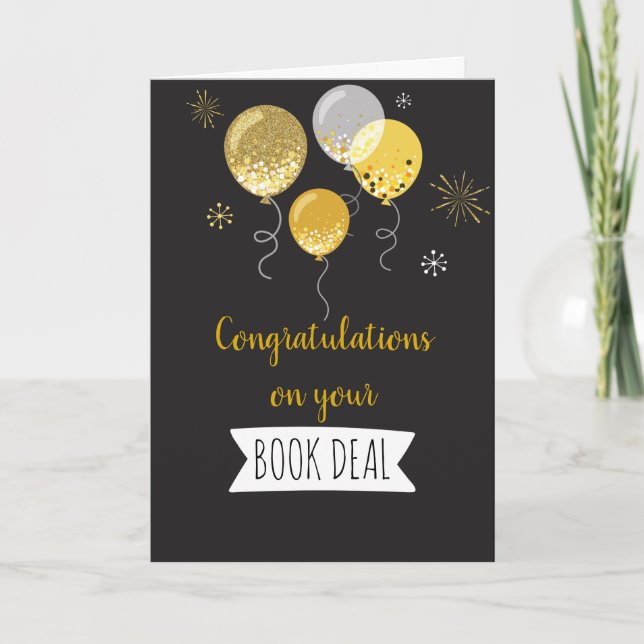 Congratulations on Your Book Deal Card (Front)