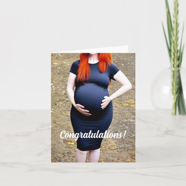 Congratulations on your Bump! Card (Front)