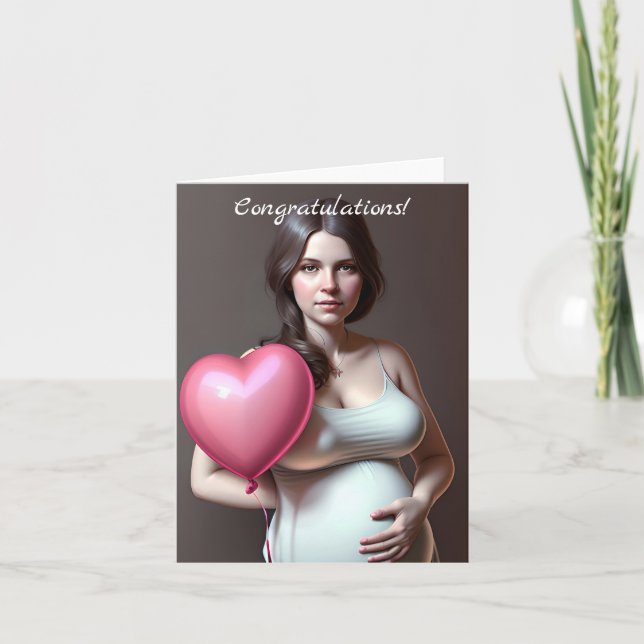 Congratulations on your Bump! Card (Front)