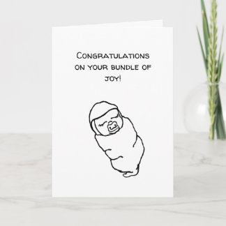 Congratulations on your bundle of Joy Baby Card