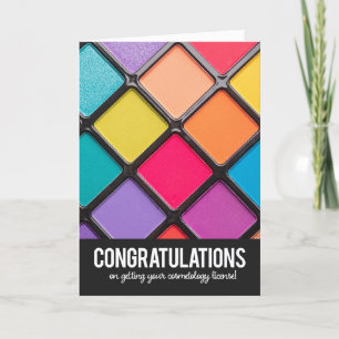 Congratulations on your Cosmetology License Holiday Card