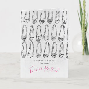 Congratulations on Your Dance Recital Pink Ballet Card
