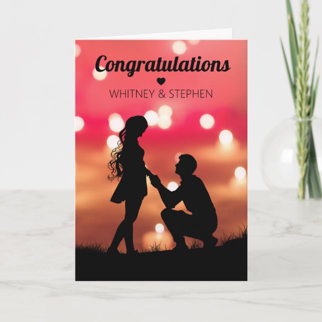 Congratulations on your Engagement Card (Front)