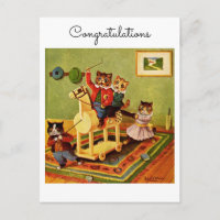 Congratulations on Your Equestrian Adventure Cats