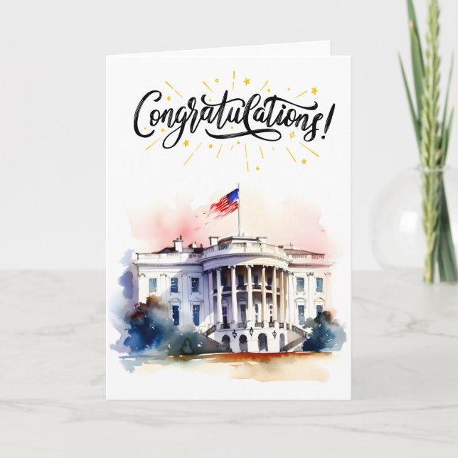 Congratulations on Your First election Card (Front)