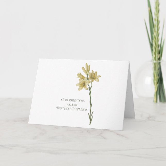 Congratulations on your First Holy Communion Card (Front)