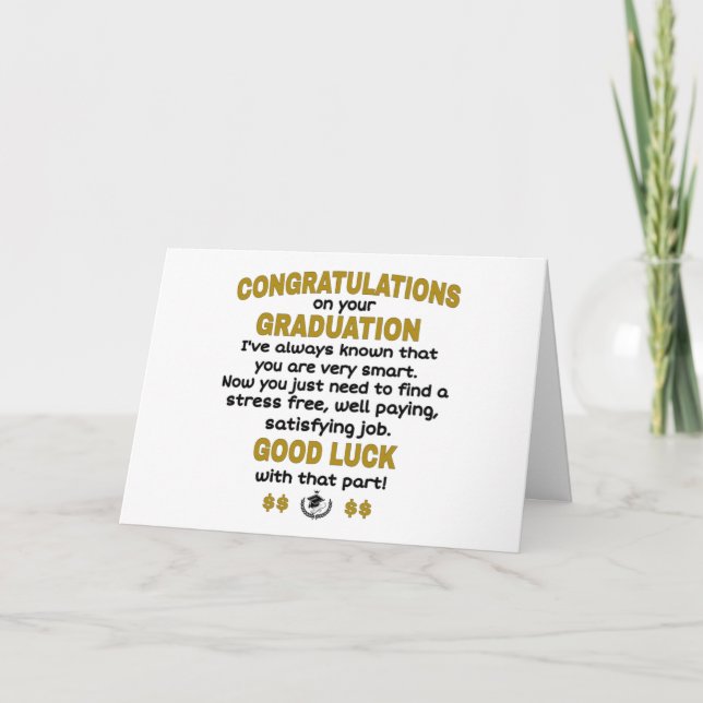  Congratulations on Your Graduation Card (Front)