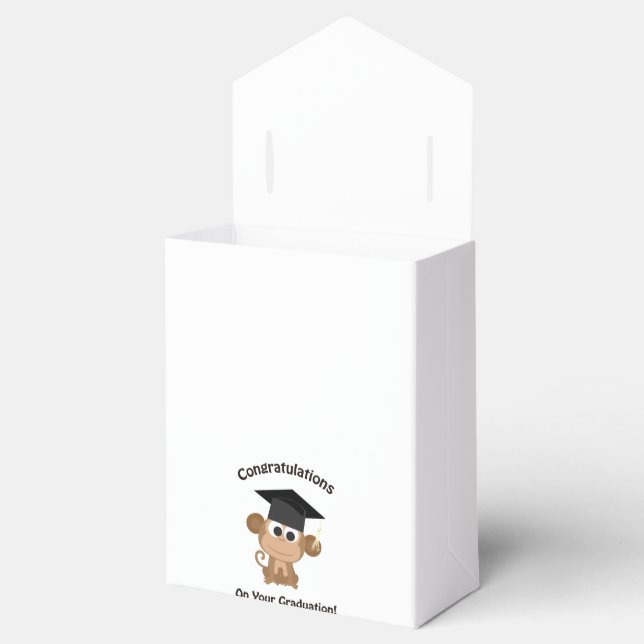congratulations on your graduation monkey favour box (Opened)