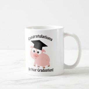 Congratulations on Your Graduation! Pig Coffee Mug