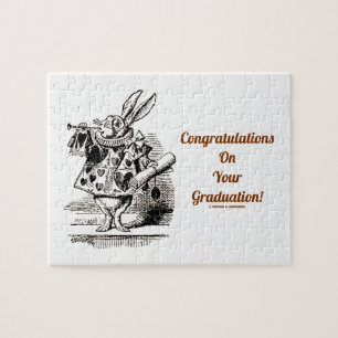Congratulations On Your Graduation! (White Rabbit) Jigsaw Puzzle