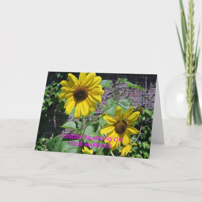 CONGRATULATIONS ON YOUR MARRIAGE CARD (Front)