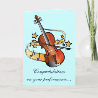 Congratulations on Your Music Performance