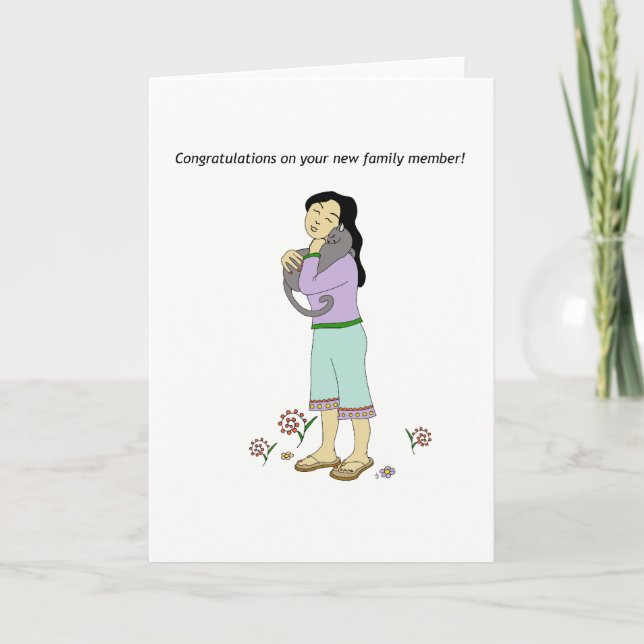 Congratulations on your new Cat Card (Front)