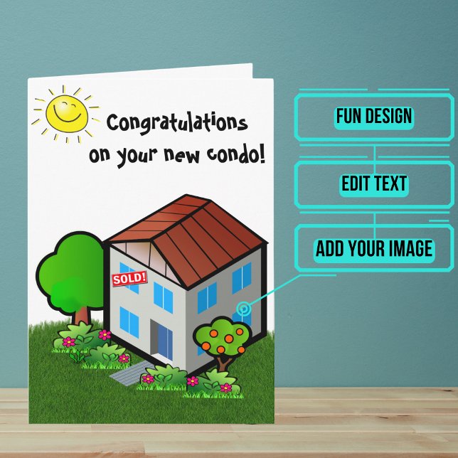 Congratulations on Your New Condo Card (Use this card to wish congratulations in a unique and personalized way to a new homeowner.)