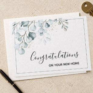 Congratulations on Your New Home Card