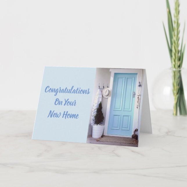 CONGRATULATIONS ON YOUR ***NEW HOME*** CARD (Front)