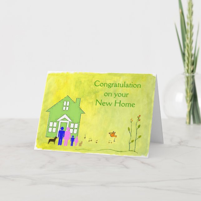Congratulations On Your new Home Card (Front)
