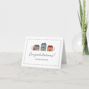 Congratulations on Your New Home Note Card