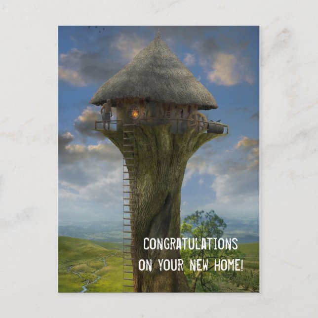 Congratulations on your new home - Postcard (Front)